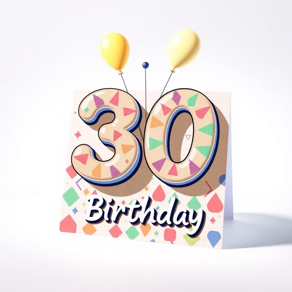 Milestone Birthday Balloon Card