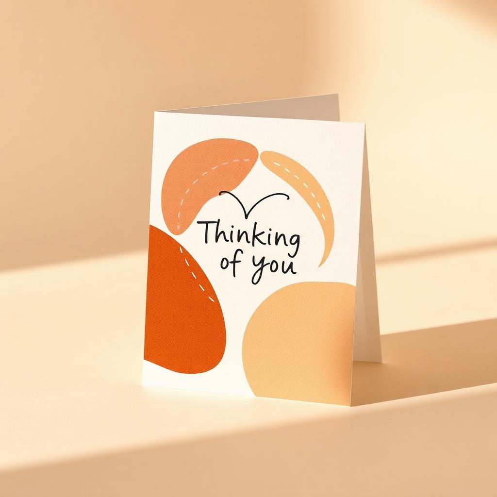 Thinking of You Modern Card