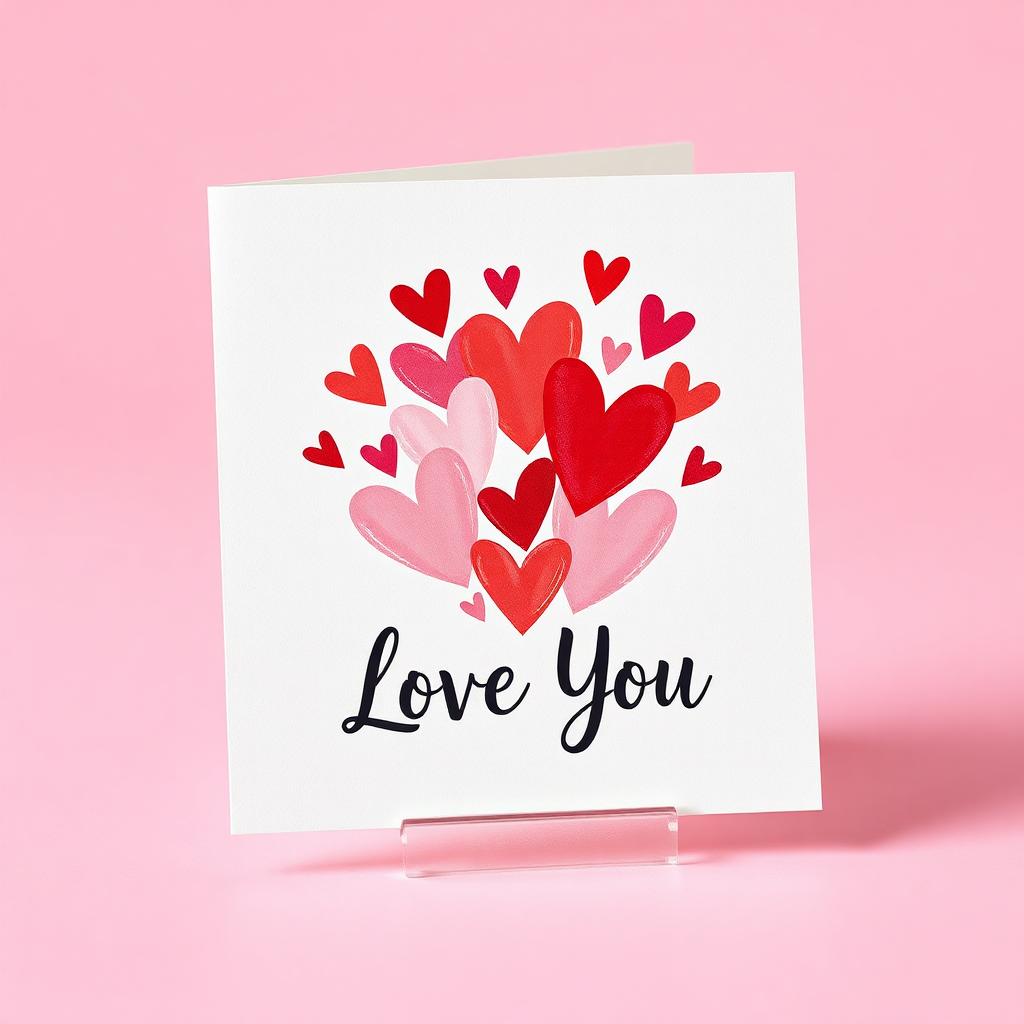 Love You Hearts Card