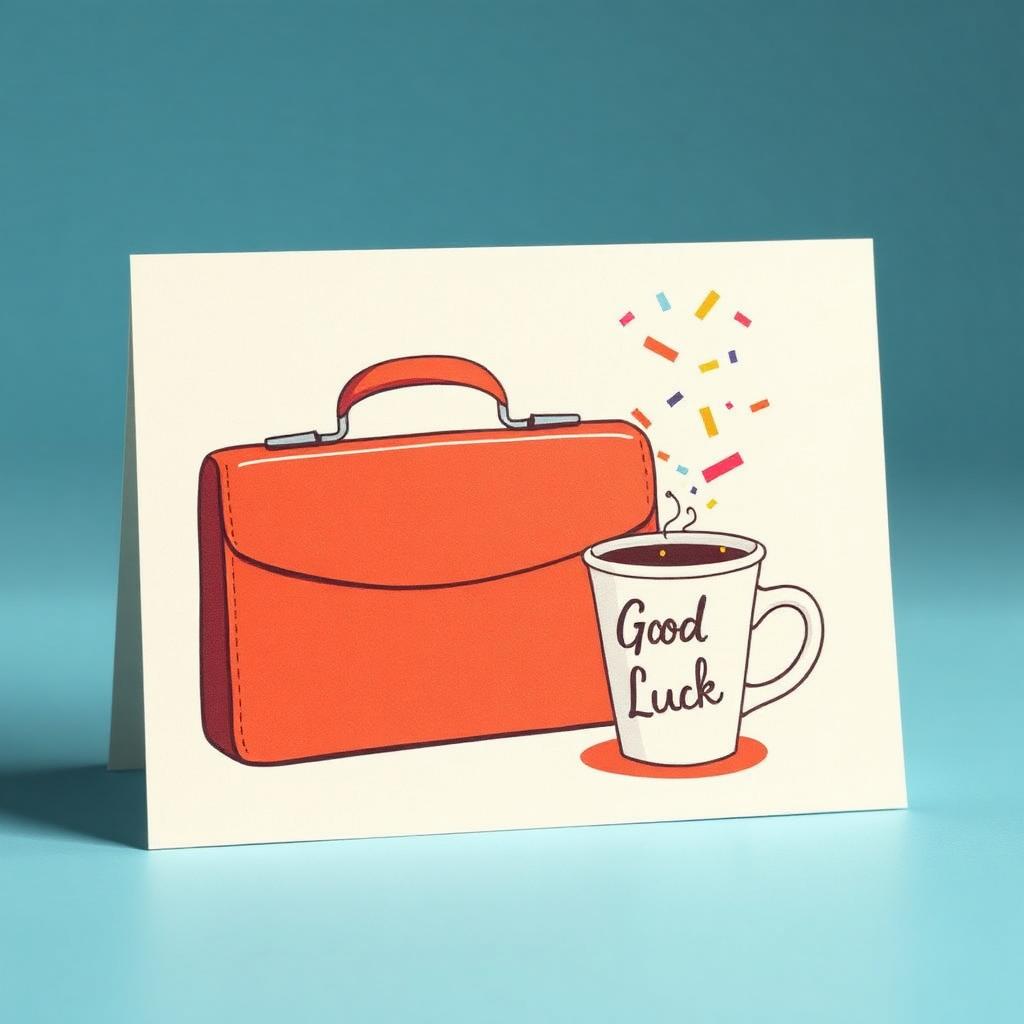 Good Luck New Job Card