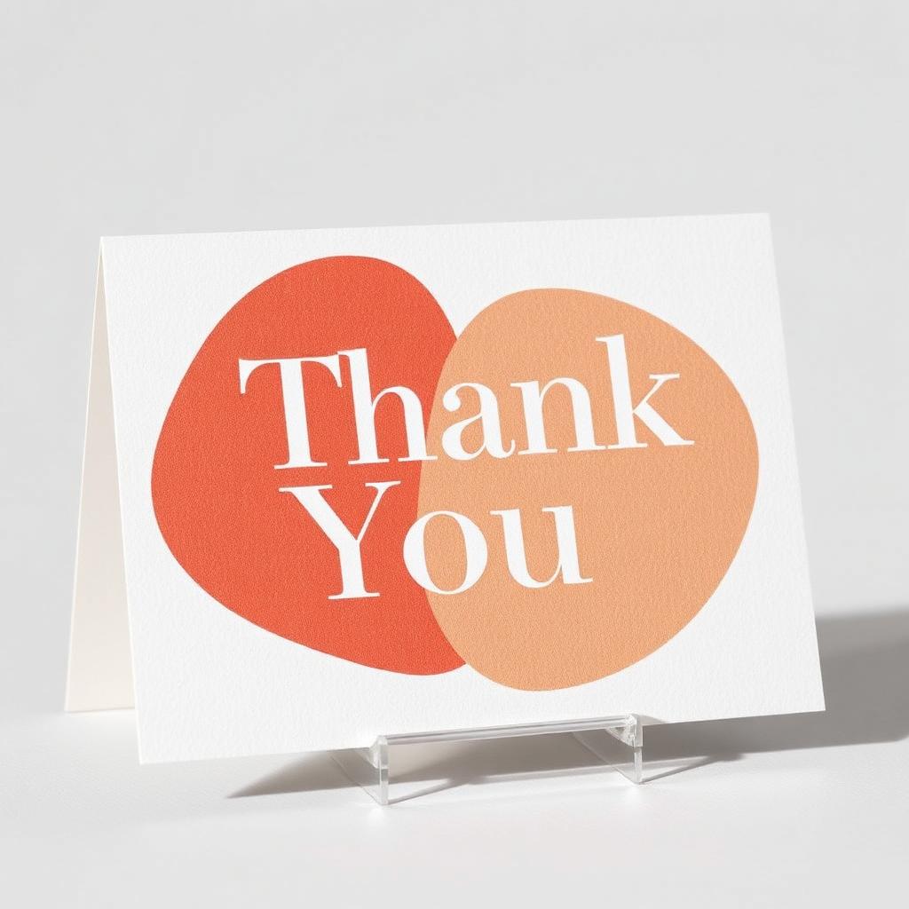 Modern Thank You Card