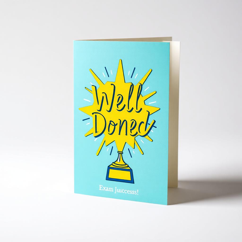 Well Done Exam Success Card
